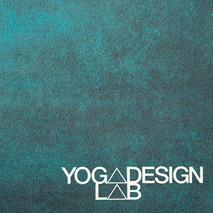 YOGA DESIGN LAB | The Combo Yoga Mat | Eco Luxury | Ideal for Hot Yoga, Power, Bikram, Ashtanga, Sweat | Studio Quality | Includes Carrying Strap! - color: Aegean Green, size: 1.5mm