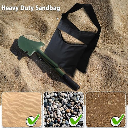 Eurmax USA 4-Pack Sandbag Weights,Photography SandBags for Light Stands and Video Equipments,Heavy Duty Saddlebags for Backdrop Stand,Tripod,Canopy,Umbrella Base,Fishing Chair and Picnic Table - color: Black, style: Saddle Sand