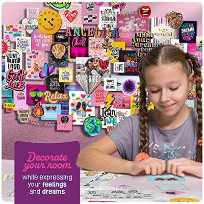 Wall Collage Kit for Teen & Tween Girls - Teens Creative Crafts Kits | Arts Craft Gift Ideas for Age 11, 12,13, 14, 15, 16 Year Old Girl - Birthday Gifts for Teenage Bedroom Decor