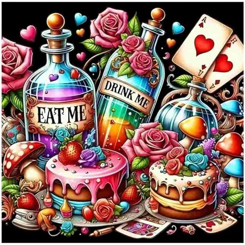 Paint by Numbers Kit for Adults, Adult Paint by Number Kits 16x16 Inch | Paint by Numbers Kit for Adults, Acrylic Painting by Numbers, DIY Arts and Crafts for Gifts or Home Decor - color: Bottle