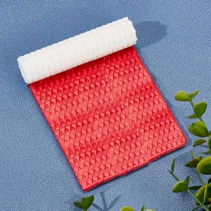 DELORIGIN Clay Texture Roller, Polymer Clay Roller Rhombuses Shaped Texture Roller 3" Texture Model Clay Roller Polymer Clay Accessories for Making Earrings Jewelry Necklaces Bracelets DIY Craft - color: Rhombuses