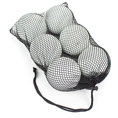 Crown Sporting Goods Regulation Size Lacrosse Balls in Mesh Storage Bag