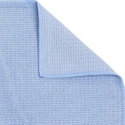 Shandali Hot Yoga Towel - Mat-Sized, Microfiber, Super Absorbent, Anti-Slip, Injury Free, 24" x 72" - Best Bikram Yoga Towel - Exercise, Fitness, Pilates Gear - color: Blue