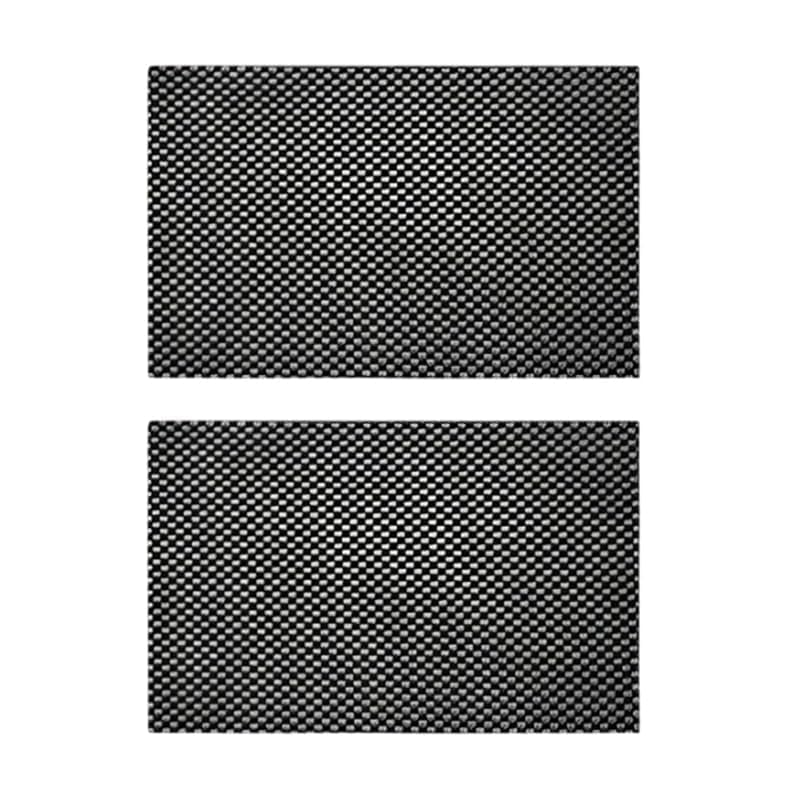 Pilates Reformer Mat, Workout Mat, Black Yoga Mat, Workout Mats for Home Gym, 2-Pack Non-Slip & Hand Grip Floor Fitness Pads - size: 7.87*11.81*0.1