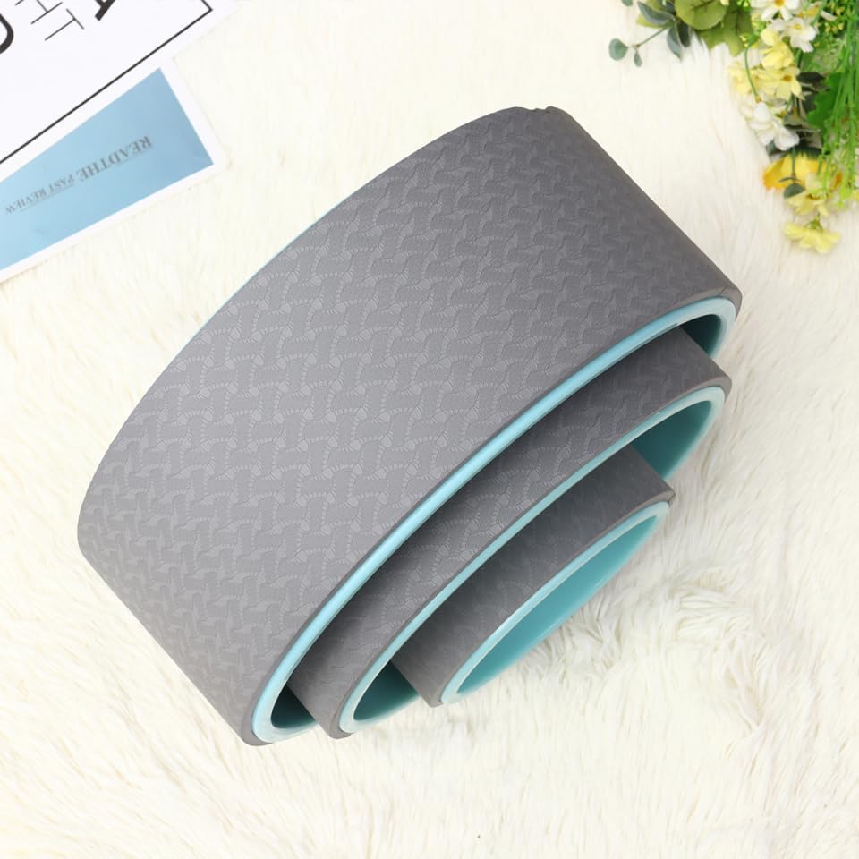 exercise roller yoga circle sweat suit improving backbends wheel yoga prop roller Yoga wheel backbend artifact fitness roller set massage wheel scroll wheel Support wheel sports