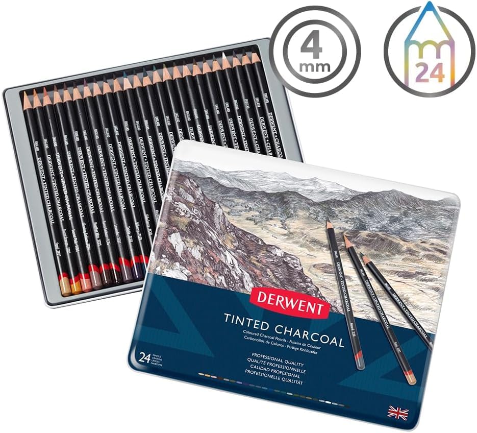 Tinted Charcoal 24 Tin - size: 1 Count (Pack of 24)