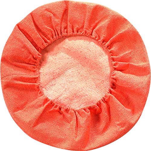Round Floor Pillow Cover Tatami Floor Cushion Cover Straw Japanese Futon Cover Meditation Seating Ottoman Throw Protector for Living Room Indoor Outdoor Orange,15.75 inches - color: Orange, size: 15.75 inches