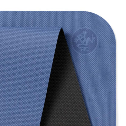 Manduka Begin Yoga Mat 68" - 5mm Cushioning | Comfortable, Lightweight & Reversible with Alignment Stripe | Budget-Friendly | 68 x 24 inches - style: Moon Black