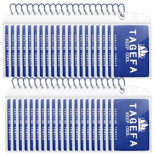 Cooling Towels 40 Pack, 40"x12" Bulk Cold Towels for Hot Weather, Cool Gym Towel for Neck & Face, Cooling Rags with Carry Bag for Sports, Workout, Golf, Camping, Travel - color: 40darkblue