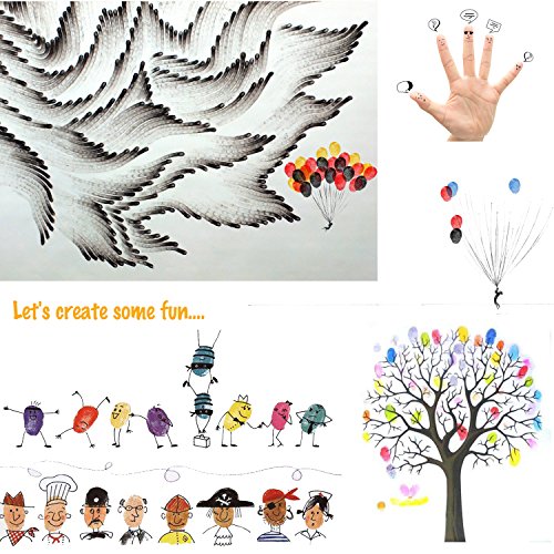 Lsushine 15 Colors Craft Ink Pads, Washable Stamp Pads for DIY Stamping | Ink Pad Set for Rubber Stamps, Finger Painting, Crafts on Paper, Wood, Fabric, Scrapbooking, DIY & Back to School Supplies
