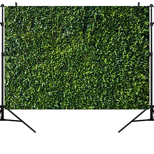 Green Leaves Photography Backdrops Grass Backdrop Wall Greenery Safari Party Decoration Photoshoot Newborn Baby Shower Backdrop Wedding Birthday Photo Background Studio Props Booth 7x5FT PCK41 - size: 7X5FT