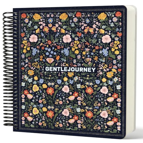 Hardcover Sketchbook,7.2"x8.3"Spiral Bound Drawing Pad, Wildfloral Tapestry | 150gsm(92lb)Acid-Free Thick Paper,Blank Art Journal for Adults,Artists&Beginners,Ideal for Sketching,Doodling and Mixed Media - color: wildfloral tapestry