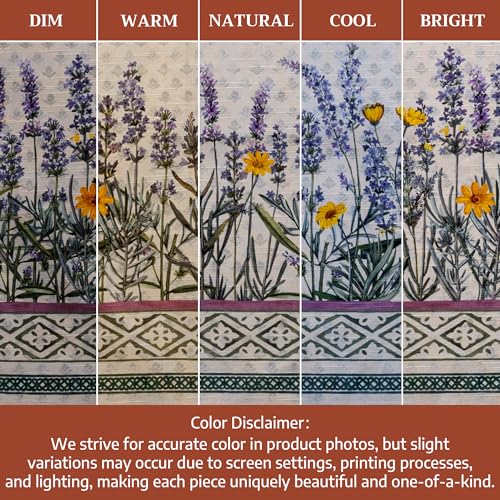 Maison d' Hermine Aprons for women with Pocket 100% Cotton (27.50"x31.50") | Adjustable Neck Strap & long ties Apron Men Chef Wedding Cooking Gardening Server Maid - color: 012 - Fanny Lavender
