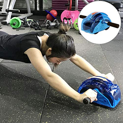 4 Wheel Ab Roller with Ergonomic Grip for Core & Ab Workout, Home Gym