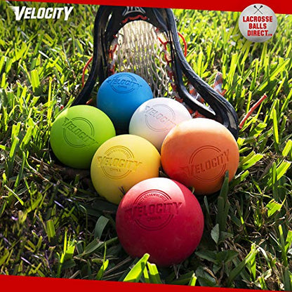 Velocity Lacrosse Balls - 9가지 색상 선택 가능, 1, 2, 3, 6, 18, 60, 120 (케이스) 팩 - color: 핑크, size: 12 Balls, style: 연습용 공