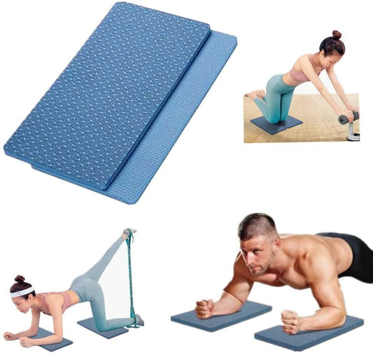 Exercise Knee Pad Cushion, 2 PCS Comfortable Non-slip Yoga Knee Pads Sports Balance Knees Pad Cushion, Extra Padding Yoga Mat Knees Support Pad Yoga Kneeling Pads for Protecting Knee Ankle Elbow Wrist