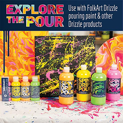 FolkArt Drizzle Tool Set, 3 Pack Slotted Strainer Tool Set Perfect for Fluid Paint Pouring Arts and Crafts Projects, 50419 - style: Slotted Strainer Tool