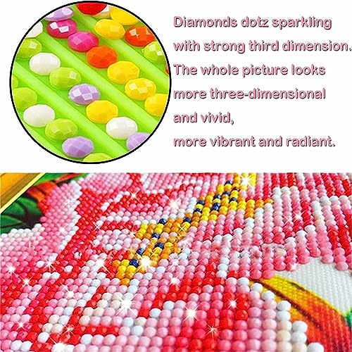 DOTZSO 6 Pack Diamond Painting Adult 5D Diamond Painting Kit DIY Full Diamond Art kit with Crystal Art and Craft for Beginners 12x16 Inches (Moon Lake) - color: AB Moon Lake