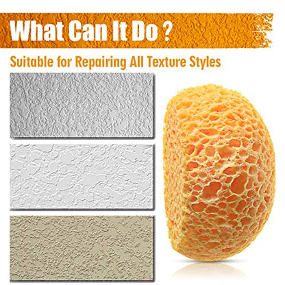 LAVEVE Knockdown Texture Sponge for Wall and Drywall Patch/Repair, 2 Pcs | Home Decor DIY Painting for Ceiling and Wall Texture