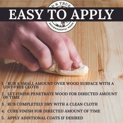 Tried & True Superior Varnish Oil Wood Finish, Gallon | Natural Pine Resin & Linseed Oil, Ideal for Interior Furniture, Tables, Countertops, Non-Toxic, Scratch Resistant & Durable - size: Gallon