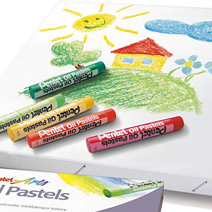 Pentel Arts Oil Pastels Class Pack Brilliant Fade Resistant Colours Long Lasting 36 (Packs of 12 Colour) - size: 1 Count (Pack of 36)