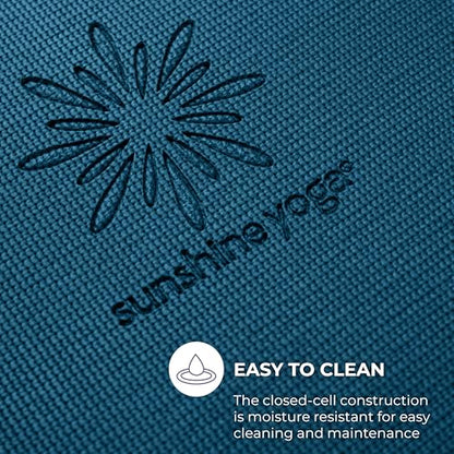 Voyage 5mm Studio Yoga Mats, 10 Pack, 72x24in | Extra Long, Anti-Tear Exercise Mats for Workout, Stretching, Fitness - Non Slip Gym Mats for Home, Schools and Studios - color: Oceanside