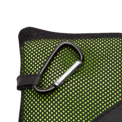 2-Pack Microfiber Towel - XXL Travel Quick Dry and Extra Soft Microfiber Towels, Lightweight and Compact for Gym, Swim Practice, Travel, Backpacking, Camping, RV, Beach, Camping - color: Green
