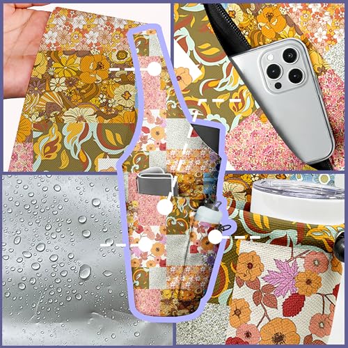 Yoga Bag for Women, Large Yoga Mat Bag Tote Carrier with Wet Dry Pocket - color: Bohemian Flowers