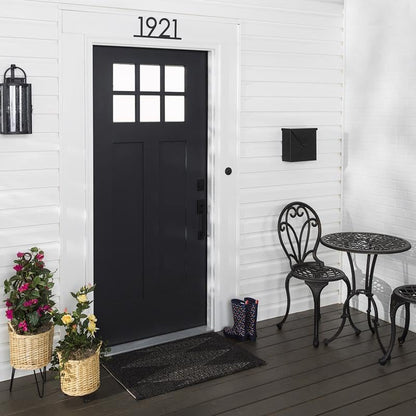 Rust-Oleum 369383 Advanced Dry Door & Trim Paint, Quart, Satin Black - color: Satin Black