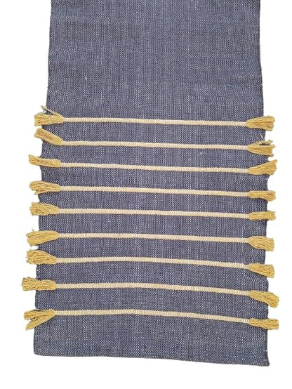 Indian Handmade100 % Organic Anti Skid Multi Colour Cotton Yoga Mat - Eco-Friendly Hand-Woven Rug - Non-Slip & Thick (24”x72”x5mm) for Hot yoga & Everyday Fitness at Home - Comfortable & Foldable Extra-Long Mat - color: Multi 16