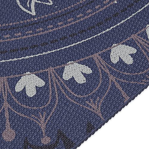 Gaiam Premium Yoga Mat, 6mm Thick Print Mat - color: Here & Now
