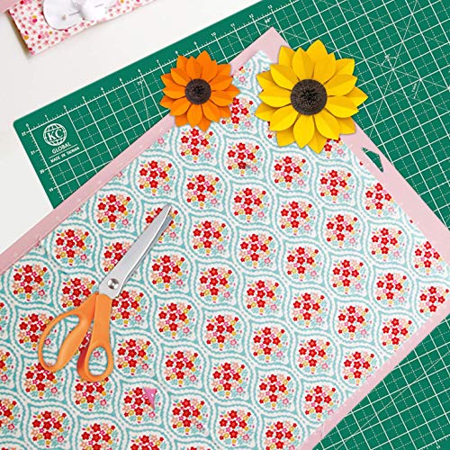 KC GLOBAL A1 (36"x24") Self-Healing Cutting Mat (Dark Green) - Sturdy, Reversible, Eco-Friendly, Non-Slip. Premium Desk Mat for Crafters, Quilters, and Hobbyist - color: Dark Green, size: 36"L x 24"W