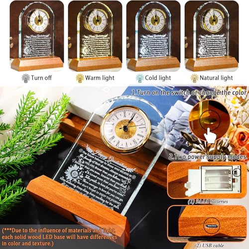 Ornalrist Inspirational Graduation Clock Gift for Her Him Class of 2026 - color: Happy Graduation