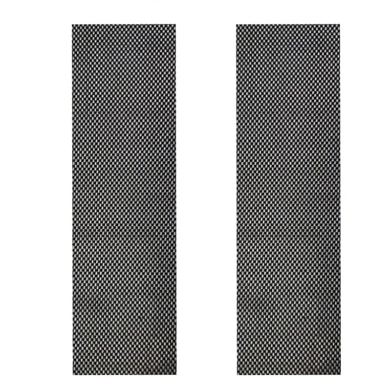 Pilates Reformer Mat, Workout Mat, Black Yoga Mat, Workout Mats for Home Gym, 2-Pack Non-Slip & Hand Grip Floor Fitness Pads - size: 23.62*7.87*0.1