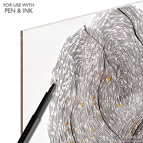 Ampersand Artist Panel Primed Smooth Surface for Painting and Mixed-Media, 1/8 Inch Depth, 12X16 Inch (APS1216) - color: 1/8 Inch Depth, size: 12X16