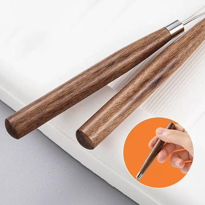 Palette Knife, Stainless Steel Painting Knife with Wood Handle, Metal Artist Knife for Oil, Canvas, Acrylic Painting, Flexible Spatula Pallet Knife for Color Mixing,Spreading - color: Palette Knife