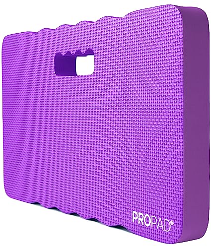 Thick Kneeling Pad, Garden Kneeler for Gardening, Bath Kneeler for Baby Bath, Kneeling Mat for Exercise & Yoga, Knee Pad for Work, Floor Foam Pad, Extra Large (XL) 18 x 11 x 1.5 Inches, Purple - color: Purple
