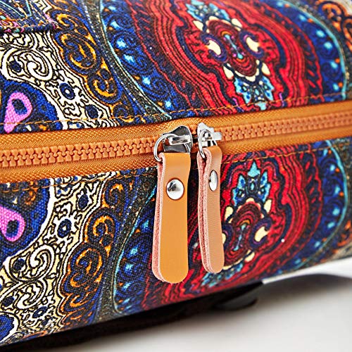 #DoYourYoga Full-Zip Exercise Yoga Mat Carry Bag with Multi-Functional Storage Pockets »Sunita« - color: BlueStyle