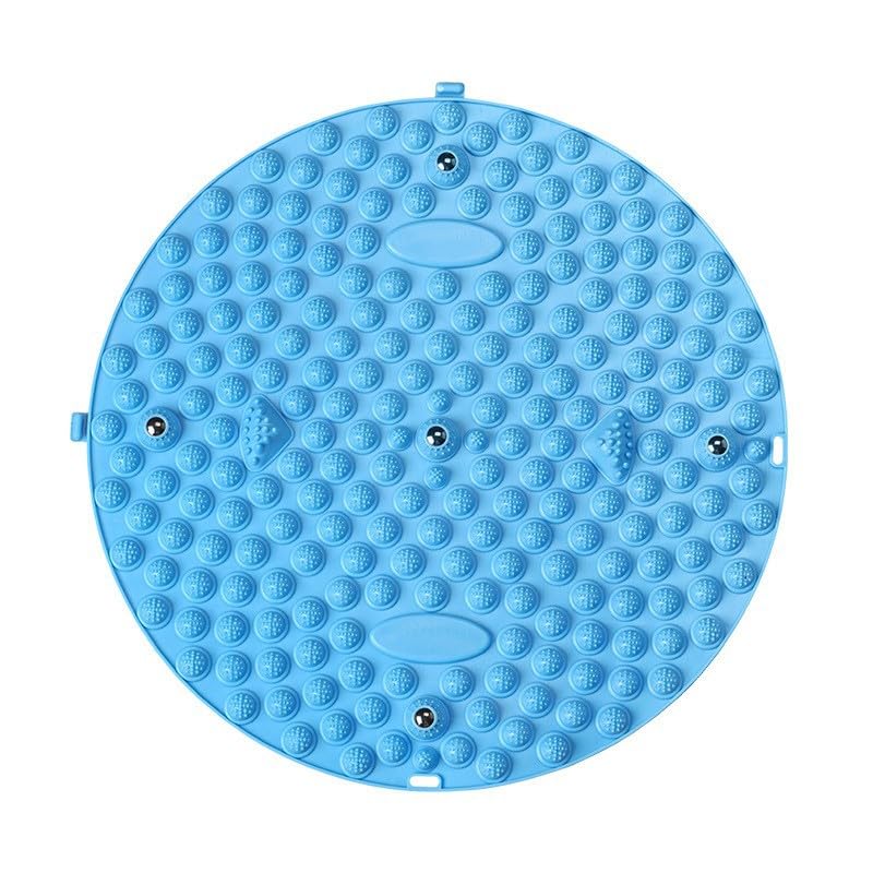 Toomett Acupressure Foot Massage Pad, Thick Round Foot Mat for Pain Relief, Acupressure Mat for Feet Relaxation, Pressure Point Pad for Foot Pain Relief, Home Gym