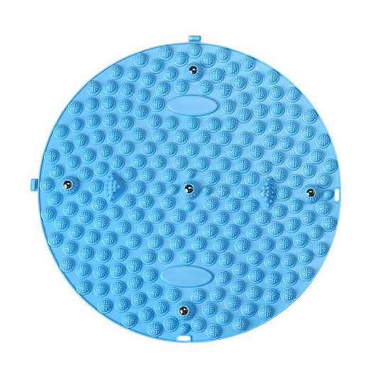 Toomett Acupressure Foot Massage Pad, Thick Round Foot Mat for Pain Relief, Acupressure Mat for Feet Relaxation, Pressure Point Pad for Foot Pain Relief, Home Gym