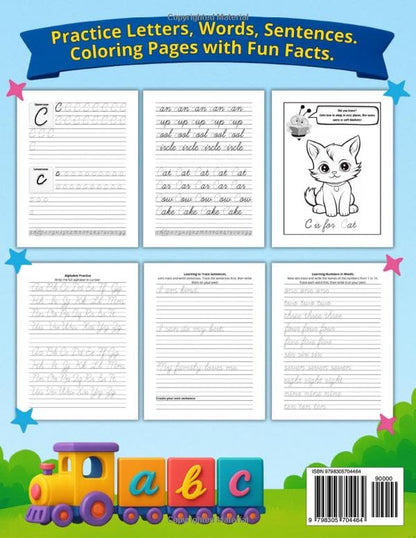 Cursive Workbook for Kids Ages 6-8: Practice Handwriting with Fun and Educational Activities for Beginners - Learn to Write Letters, Words, and ... (Handwriting Practice Books for Kids)