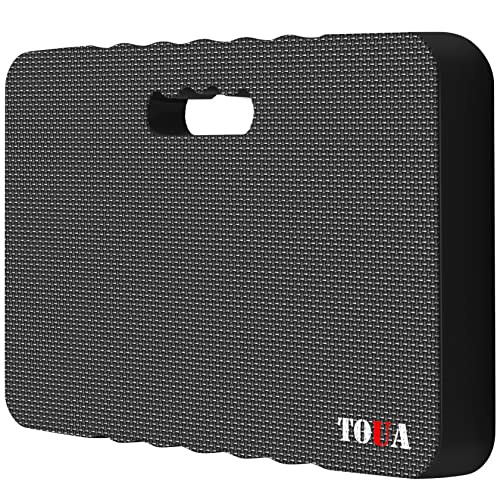 Large Kneeling Pad, High Density Foam Support Knee with Thick Kneeling Mat 17.8"x11"x1.5", Kneeler Pads for Work Gardening, Baby Bath, Yoga, Pray, Exercise, Fitness, 1 Pack - color: Black, size: Large - 1 Pack