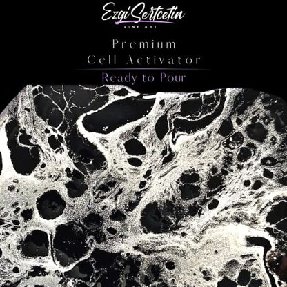 Cell Activator for Acrylic Pouring, Metallic Midnight Blue - color: Metallic Midnight Blue