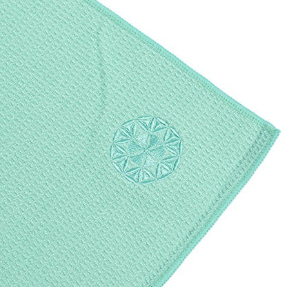 Shandali Hot Yoga Towel - Mat-Sized, Microfiber, Super Absorbent, Anti-Slip, Injury Free, 24" x 72" - Best Bikram Yoga Towel - Exercise, Fitness, Pilates Gear - color: Jade Green