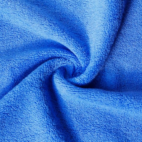 Sports Towels 2-Pack, Ultra-Soft 100% Cotton Quick-Dry Gym Towels | Sweat absorbing, quick dry, skin friendly. For gym, yoga, cycling, hiking, travel. 12.5x43.5 inch. Washable.