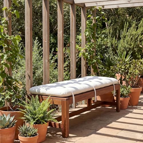 Vercraft Long Floor Cushion Large Floor Cushion with Brushed Cotton 74.8 x 27.5 x 3.15 in Jumbo Lounger Pillow for Outdoor Indoor Bay Window Meditation Yoga Reading Sleeping(1 Pc,White) - color: White