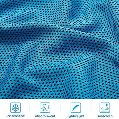 Honoson Cooling Towel Bulk - color: Multicolor, size: 32"x12"