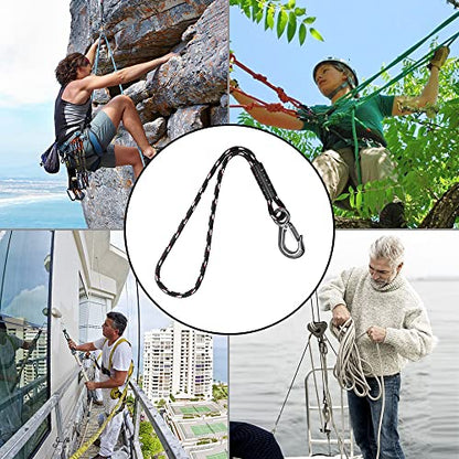 BeneLabel 1Pcs 59" Tree Swing Ropes Hanging Swing Strap for Hammock Black - color: Black, size: 59"