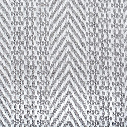 DII Herringbone Striped Collection Cotton Throw Blanket, 50x60, Gray - color: Gray, size: 50x60"