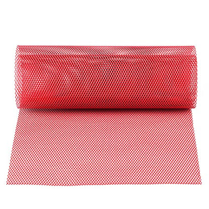 AggAuto Universal 40"x13" Car Grill Mesh 4x8mm Rhombic Hole Red | Aluminum Alloy Automotive Grille Insert Bumper, One of the Most Multifunctional Shape Grids 100x33cm - size: 4x8mm Rhombus - Red
